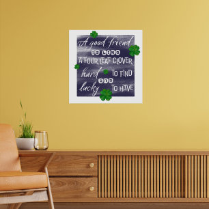 Spreekwoord over vriendschap-Vriendschap spreekwoo Poster