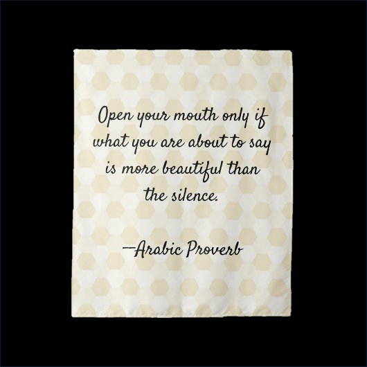 spreekwoord wijsheid citaat wandkleed