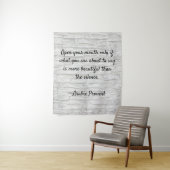 spreekwoord wijsheid citaat wandtapijt wandkleed (In situ)