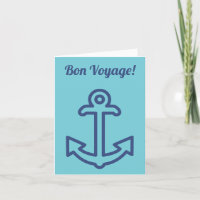 Spreekwoordelijk scheepsanker wenskaart
