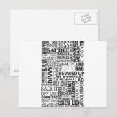 Spreekwoorden en zinnen briefkaart (Voorkant / Achterkant)