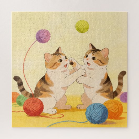 Spreelse Calico Kat Puzzel (Verticaal)
