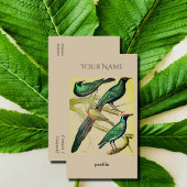 spreeuwen en mynah vogels Kraft Visitekaartje