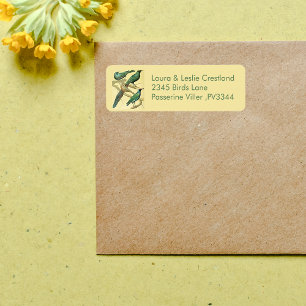  spreeuwen en mynaikvogels etiket