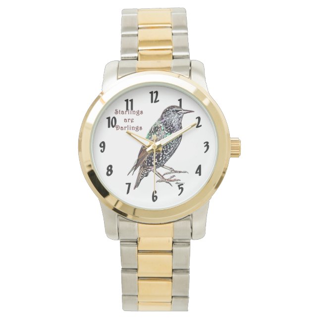 Spreeuwen zijn lievelingen horloge (Voorkant)