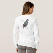 Spreeuwen zijn lievelingen t-shirt (Achterkant volledig)