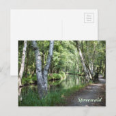 Spreewald Canal Briefkaart (Voorkant / Achterkant)