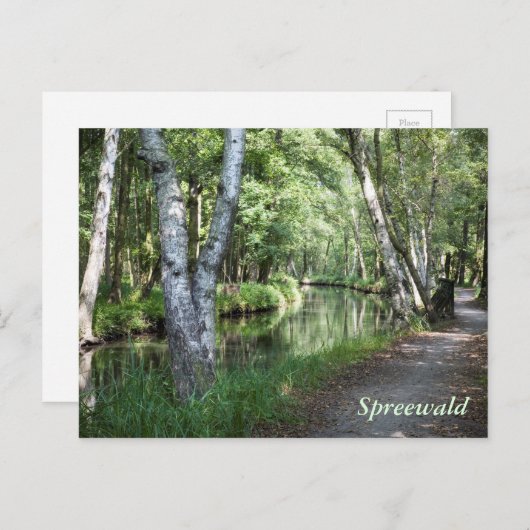 Spreewald Canal Briefkaart (Voorkant / Achterkant)