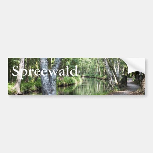 Spreewald Canal Bumpersticker (Voorkant)