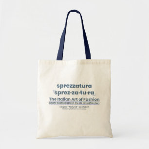 SPREEZATURA: DE ITALIAANSE KUNST VAN MODE - DenimA Tote Bag