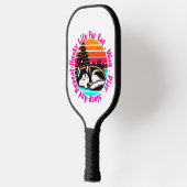 Spreid Holiday Cheer met Christmas Dog Cadeaus Pickleball Paddle (Links)
