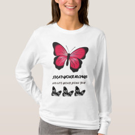 Spreid je vleugels - Butterfly geïnspireerd ontwer T-shirt