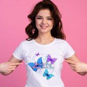 Spreid je vleugels en vlieg vlinder t-shirt