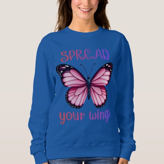 Spreid je vleugels – Inspirerende vlinder  Trui (Voorkant)