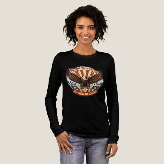 Spreid je vleugels Tri-Blend shirt (Voorkant)