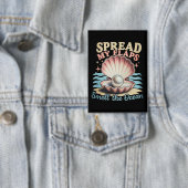 Spreid Mijn Vleugels Ruik De Oceaan Grappig Verned Button (Insitu)
