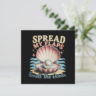 Spreid Mijn Vleugels Ruik De Oceaan Grappig Verned Kaart