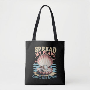 Spreid Mijn Vleugels Ruik De Oceaan Grappig Verned Tote Bag