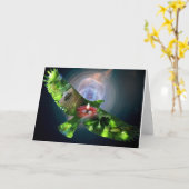 "Spreid Uw Vleugels" notecard door Patricia Pearce Kaart (Gele Bloem)