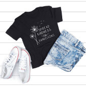 Spreid vriendelijkheid als paardenbloemen t-shirt