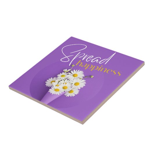 spreidend geluk tegeltje (Zijkant)