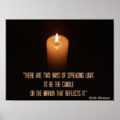 Spreidend licht Poster (Voorkant)