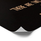 Spreidend licht Poster (Hoek)