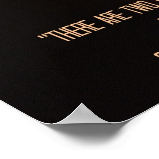 Spreidend licht Poster (Hoek)