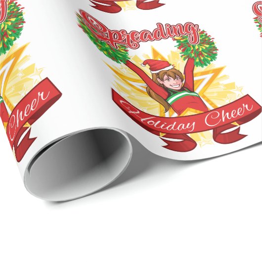 Spreiding feestdag kheer kerdoorkerend kerstfeest cadeaupapier (Rol Hoek)