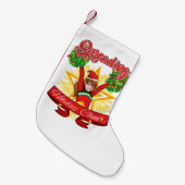 Spreiding feestdag kheer kerdoorkerend kerstfeest kleine kerstsok (Voorkant (Hangend))