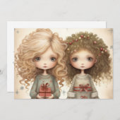 Spreiding Vakantie Cheer Vakantie Kaart (Voorkant / Achterkant)