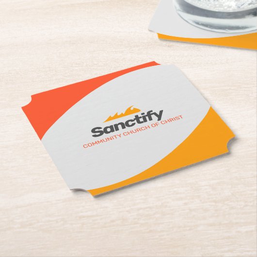 Spreiding van brand kartonnen onderzetters (Gekanteld)