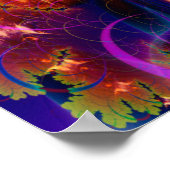 Spreiding van zonneschijn poster (Hoek)