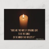 Spreidingslicht Briefkaart (Voorkant)