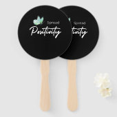 Spreidingspositiviteit Handwaaier (Voorkant en achterkant)