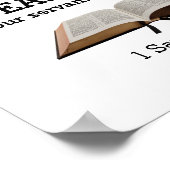 SPREK LORD Samuel Bible Verse Christelijk Poster (Hoek)