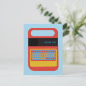  spreken en spelling elektronische speelgoed op ma briefkaart (Staand voorkant)