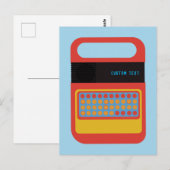  spreken en spelling elektronische speelgoed op ma briefkaart (Voorkant / Achterkant)