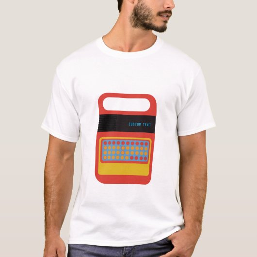  spreken en spelling elektronische speelgoed op ma t-shirt (Voorkant)