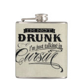 Spreken in cursief heupfles (Voorkant)