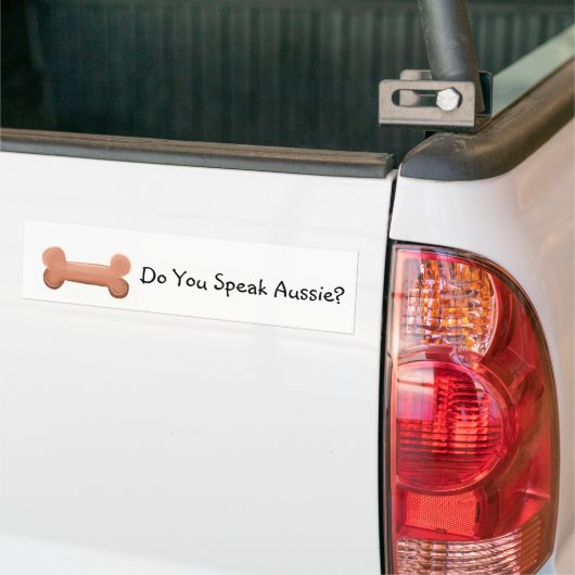 Spreken jullie Aussie? Bumpersticker (Op Truck)