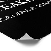 Spreken Kamala Harris 4 Poster (Hoek)