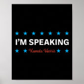 Spreken Kamala Harris Poster (Voorkant)