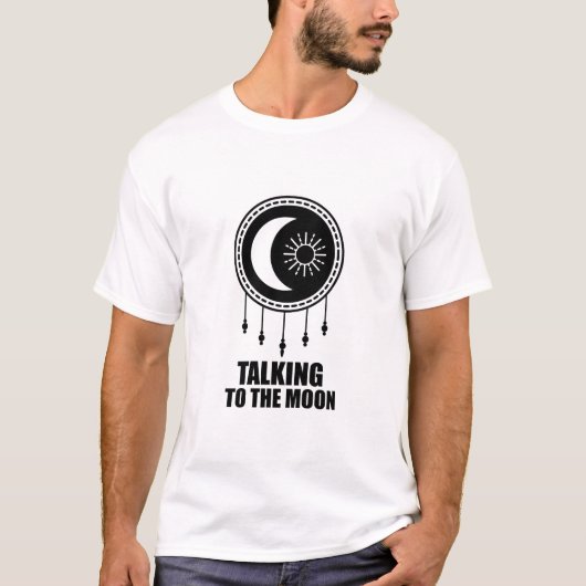 Spreken met de maan t-shirt (Voorkant)