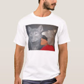 Spreken met wolven t-shirt (Voorkant)