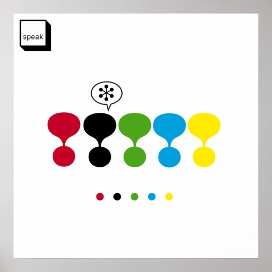 spreken poster (Voorkant)