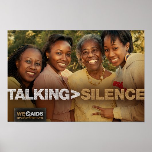 Spreken > Poster stilte genereert (Voorkant)