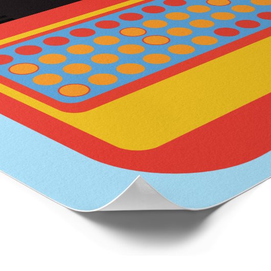 spreken & spellen speelgoed - aangepaste tekst poster (Hoek)