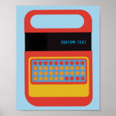 spreken & spellen speelgoed - aangepaste tekst poster (Voorkant)