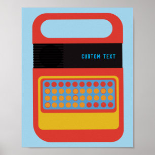 spreken & spellen speelgoed - aangepaste tekst poster